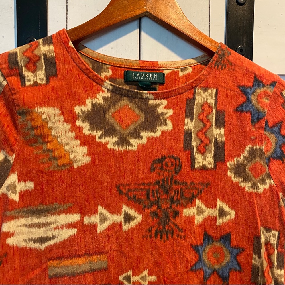 Aztec print Ralph Lauren T-shirt - Picture 3 of 6